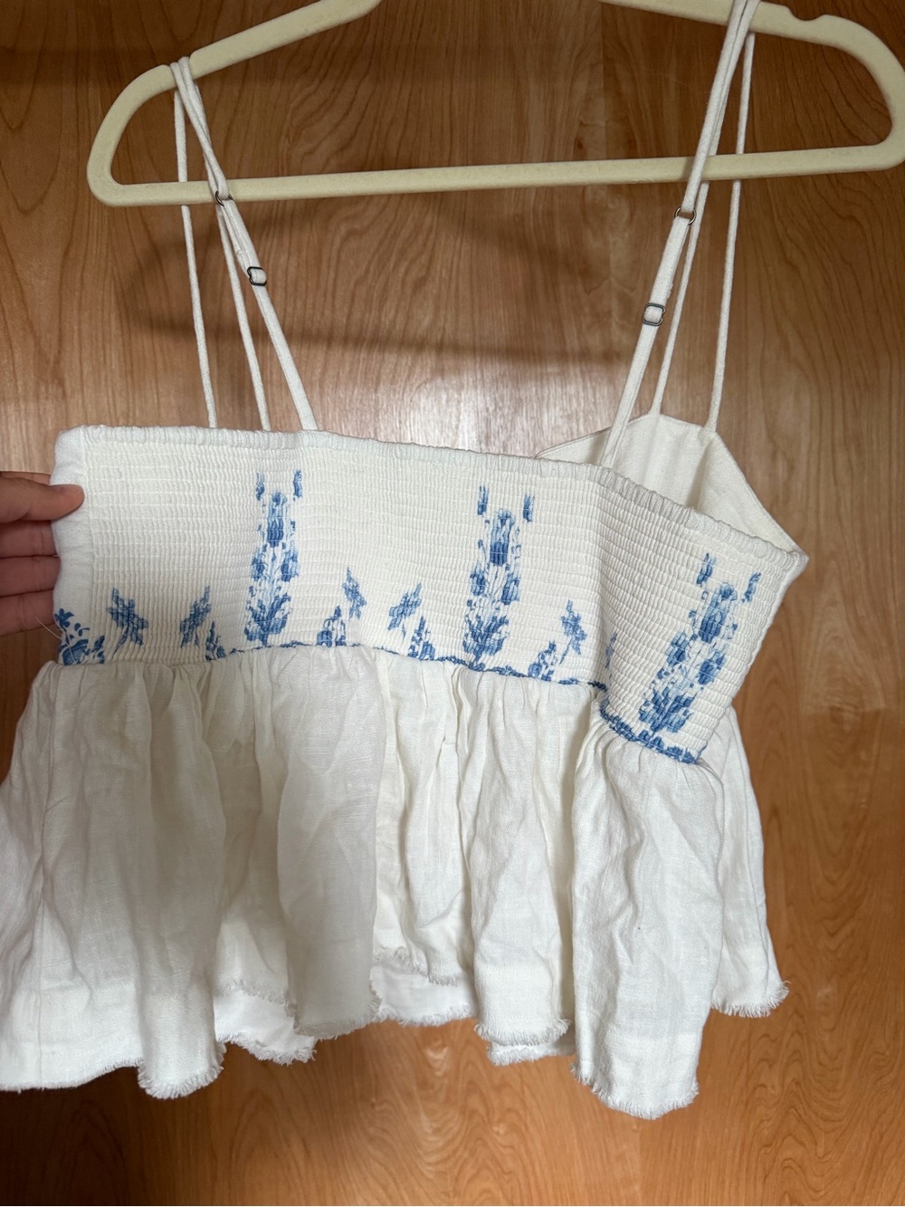Free People White Spaghetti Strap Tank Top - Picture 4 of 4